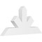 Ekena Millwork Saratoga Architectural Grade PVC Gable Bracket, 48"W x 24"H x 4"D x 6"F, 12/12 Pitch GBP048X24X0406SAR00 - alternate 1